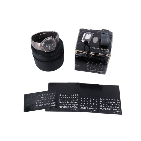 IWC ポルシェデザイン by IWC オーシャン2000 IW350401 腕時計 黒文字盤
