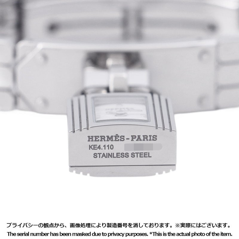 エルメス ケリーウォッチ KE4.110 HERMES 腕時計 スパークリングホワイトラッカー文字盤