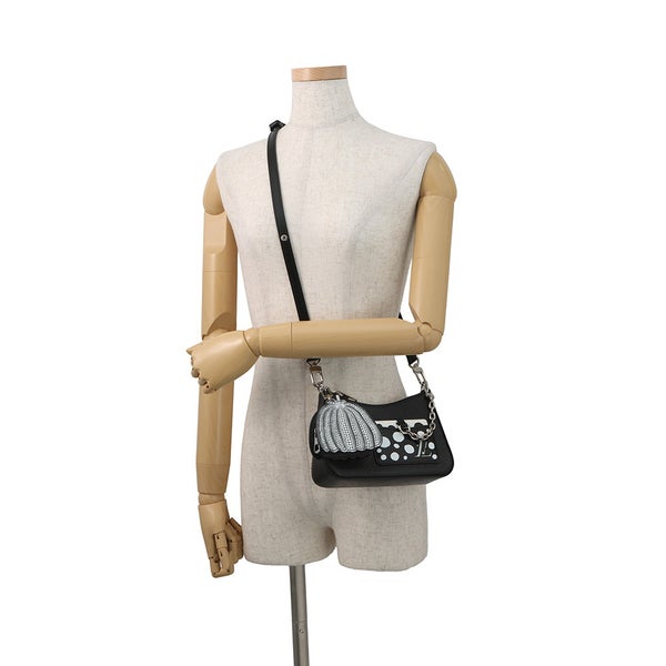 ルイヴィトン ハンドバッグ エピ LV x YK マレリーニ M21703 LOUIS VUITTON 2wayショルダーバッグ 黒 ブラック 白