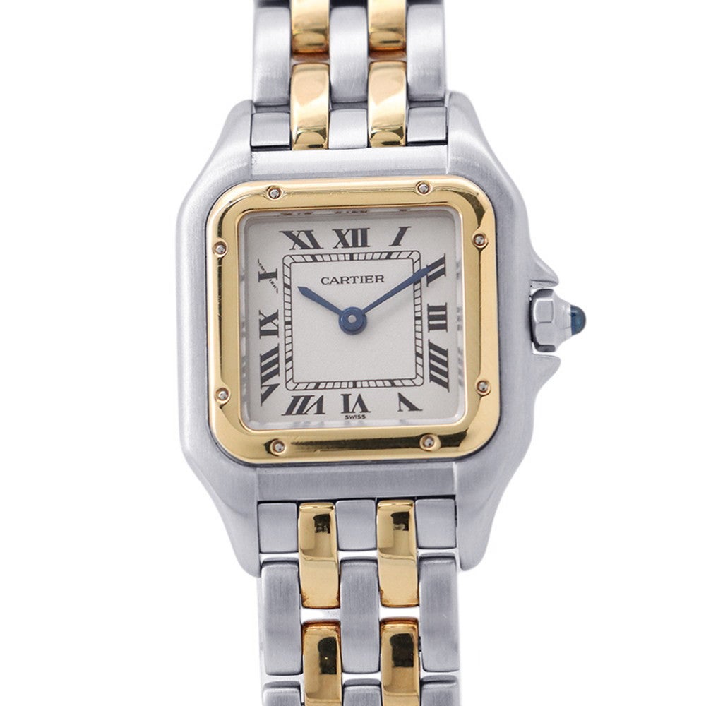 カルティエ パンテール 2ロウ SM W25029B6 Cartier 腕時計 アイボリー文字盤 クォーツ カルティエ パンテール 2ロウ SM W25029B6 Cartier 腕時計 アイボリー