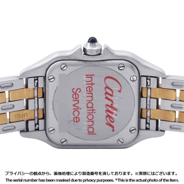 カルティエ パンテール 2ロウ SM W25029B6 Cartier 腕時計 アイボリー文字盤 クォーツ