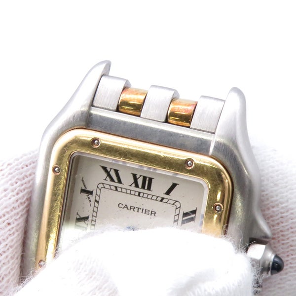 カルティエ パンテール 2ロウ SM W25029B6 Cartier 腕時計 アイボリー文字盤 クォーツ