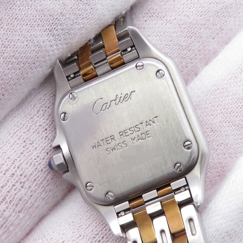 カルティエ パンテール 2ロウ SM W25029B6 Cartier 腕時計 アイボリー文字盤 クォーツ
