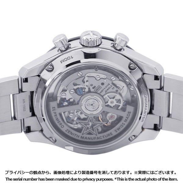 ゼニス クロノマスター エルプリメロ スポーツ 03.3100.3600/21.M3100 ZENITH 腕時計 ウォッチ 黒文字盤