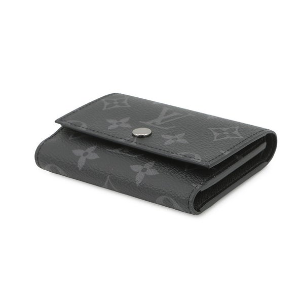 ルイヴィトン 三つ折り財布 モノグラム・エクリプス ヴィクター・ウォレット M12598 ヴィトン ブラック 黒