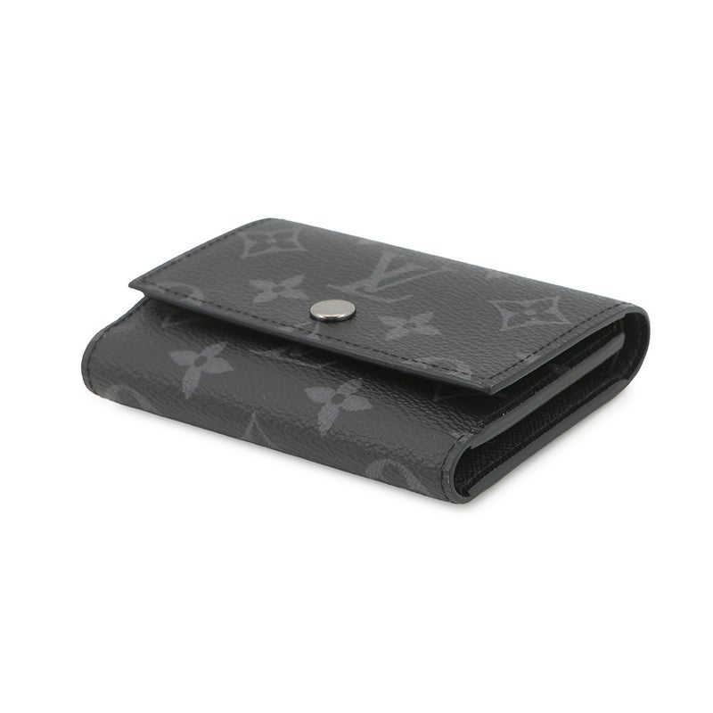 ルイヴィトン 三つ折り財布 モノグラム・エクリプス ヴィクター・ウォレット M12598 ヴィトン ブラック 黒