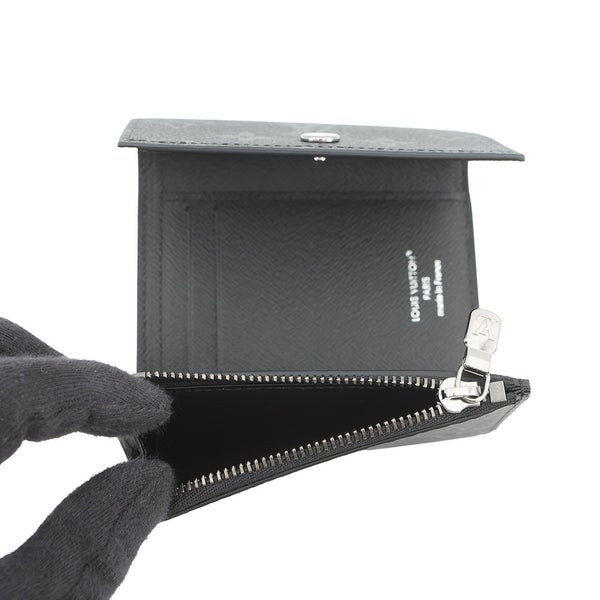 ルイヴィトン 三つ折り財布 モノグラム・エクリプス ヴィクター・ウォレット M12598 ヴィトン ブラック 黒