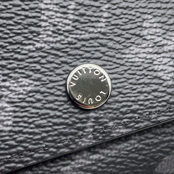 ルイヴィトン 三つ折り財布 モノグラム・エクリプス ヴィクター・ウォレット M12598 ヴィトン ブラック 黒