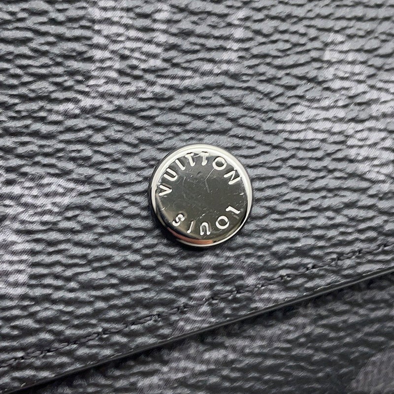 ルイヴィトン 三つ折り財布 モノグラム・エクリプス ヴィクター・ウォレット M12598 ヴィトン ブラック 黒