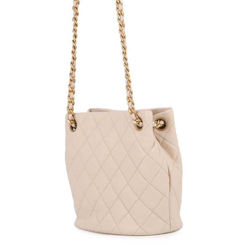 シャネル チェーンショルダーバッグ バケットバッグ スモール マトラッセ ココマーク ラムスキン AS3873 CHANEL 2ｗay