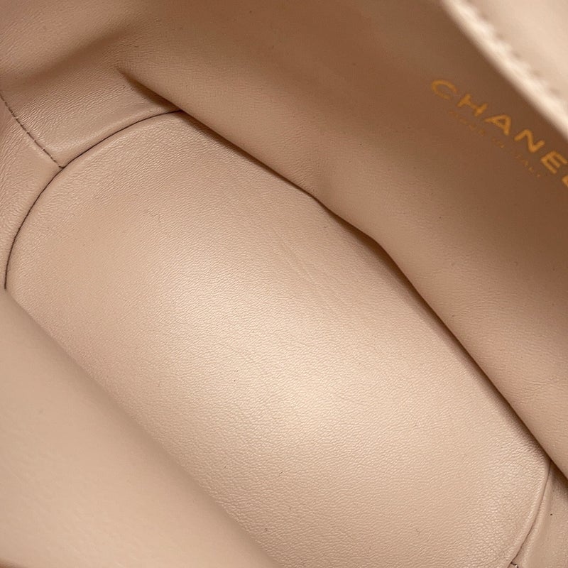 シャネル チェーンショルダーバッグ バケットバッグ スモール マトラッセ ココマーク ラムスキン AS3873 CHANEL 2ｗay