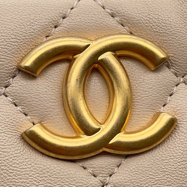 シャネル チェーンショルダーバッグ バケットバッグ スモール マトラッセ ココマーク ラムスキン AS3873 CHANEL 2ｗay