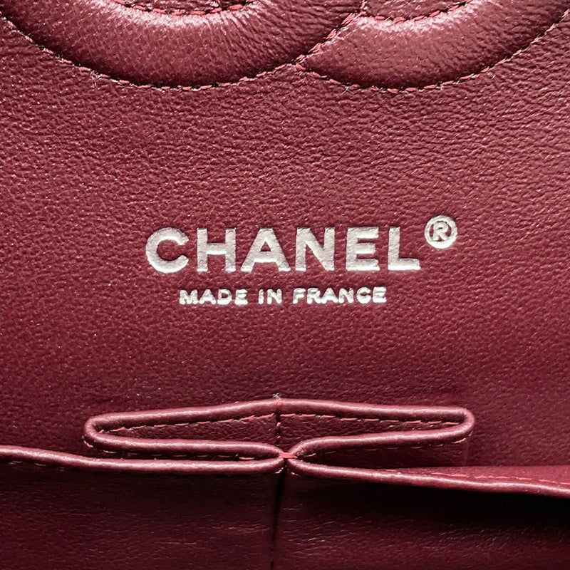 シャネル チェーンショルダーバッグ マトラッセ25 ココマーク ラムスキン ダブルチェーン A01112 CHANEL 黒