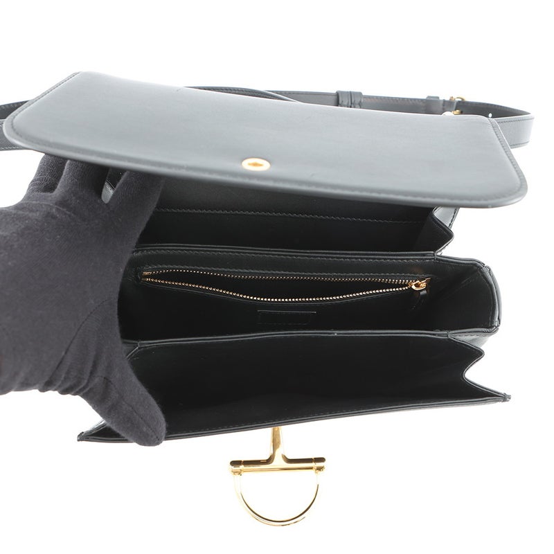 グッチ ショルダーバッグ シエナ レザー 846705 GUCCI バッグ 黒