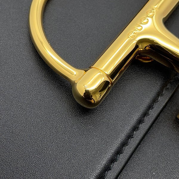 グッチ ショルダーバッグ シエナ レザー 846705 GUCCI バッグ 黒