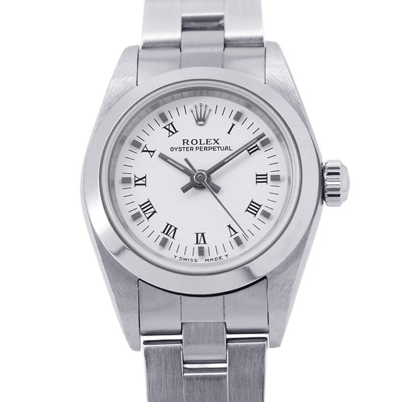 ロレックス オイスターパーペチュアル24 A番 76080 ROLEX 腕時計 ウォッチ 白文字盤