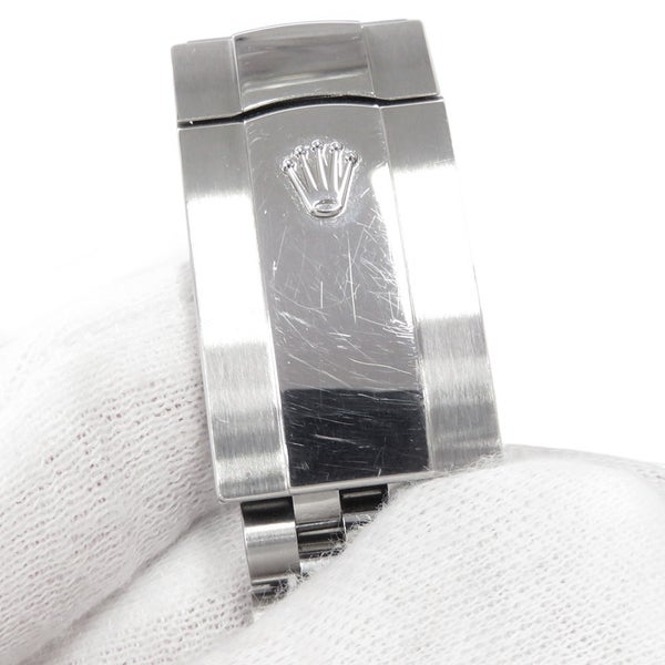 ロレックス デイトジャスト36 SS/K18WG ランダムシリアル ルーレット 126234 ROLEX 腕時計 ミントグリーン文字盤