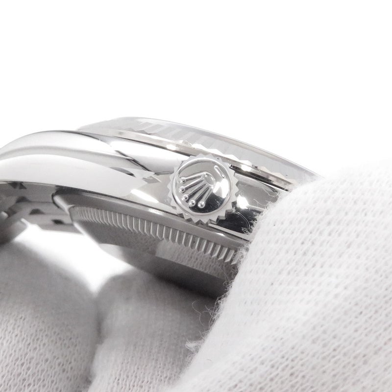 ロレックス デイトジャスト36 SS/K18WG ランダムシリアル ルーレット 126234 ROLEX 腕時計 ミントグリーン文字盤