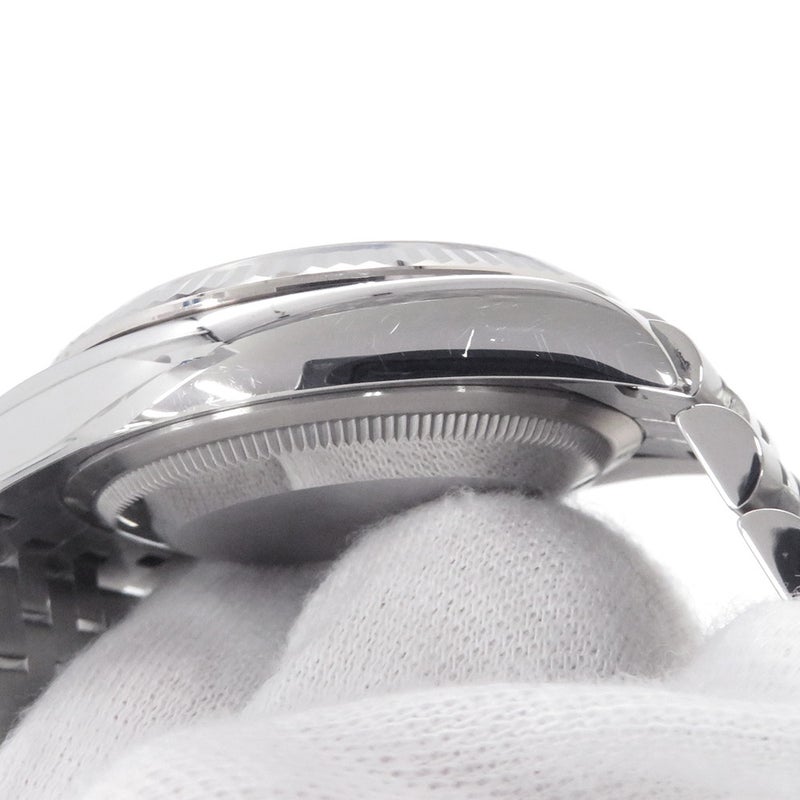 ロレックス デイトジャスト36 SS/K18WG ランダムシリアル ルーレット 126234 ROLEX 腕時計 ミントグリーン文字盤