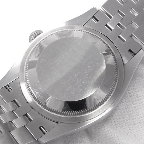 ロレックス デイトジャスト36 SS/K18WG ランダムシリアル ルーレット 126234 ROLEX 腕時計 ミントグリーン文字盤