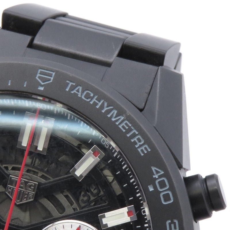 タグホイヤー カレラ キャリバーホイヤー02 クロノグラフ CBG2A90.BH0653 TAG Heuer スケルトン/ブラック文字盤