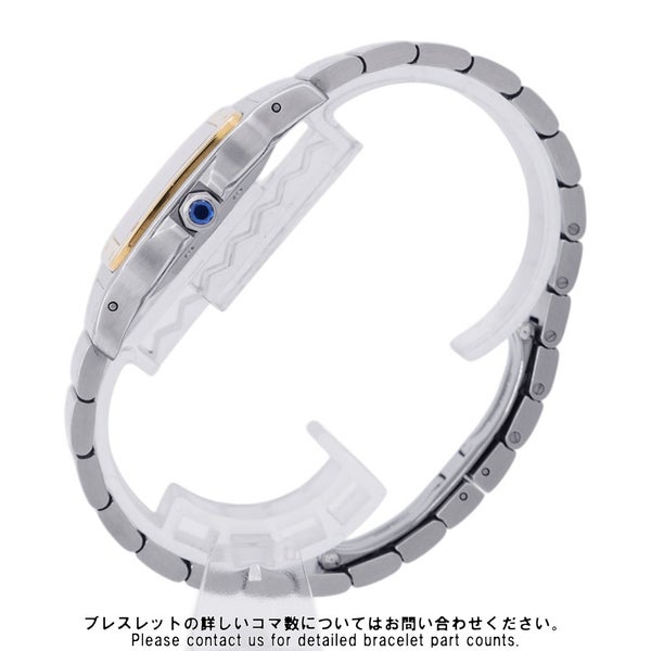 カルティエ サントスガルベ LM W20058C4 Cartier 腕時計 シルバー文字盤