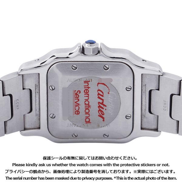 カルティエ サントスガルベ LM W20058C4 Cartier 腕時計 シルバー文字盤