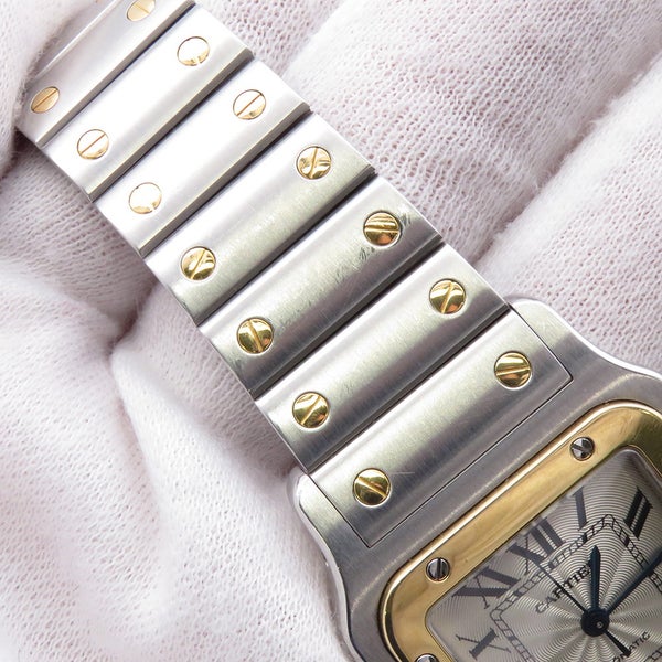 カルティエ サントスガルベ LM W20058C4 Cartier 腕時計 シルバー文字盤