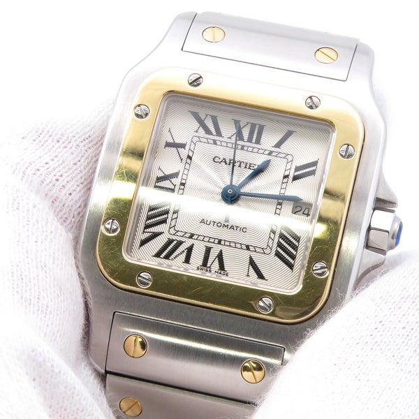 カルティエ サントスガルベ LM W20058C4 Cartier 腕時計 シルバー文字盤