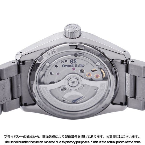 セイコー グランドセイコー エボリューション9 コレクション スプリングドライブ U.F.A. SLGB003 ブルー文字盤