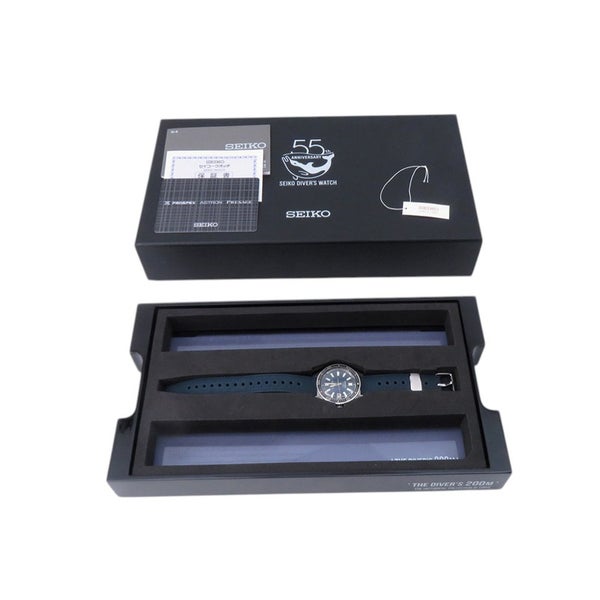 セイコー プロスペックス 55周年記念 1965メカニカルダイバーズ復刻デザイン 世界限定1100本 SBEX009 ブルーグレー文字盤