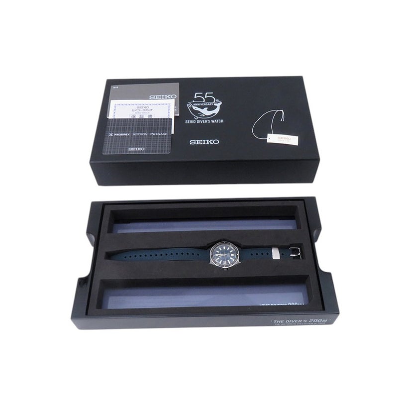セイコー プロスペックス 55周年記念 1965メカニカルダイバーズ復刻デザイン 世界限定1100本 SBEX009 ブルーグレー文字盤