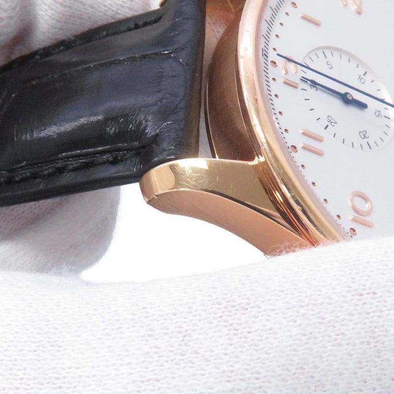 IWC ポルトギーゼ・クロノグラフ K18PG レッドゴールド IW371611 腕時計 シルバー文字盤