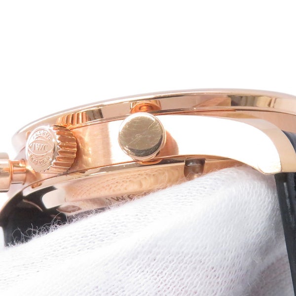 IWC ポルトギーゼ・クロノグラフ K18PG レッドゴールド IW371611 腕時計 シルバー文字盤