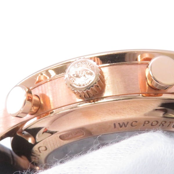 IWC ポルトギーゼ・クロノグラフ K18PG レッドゴールド IW371611 腕時計 シルバー文字盤