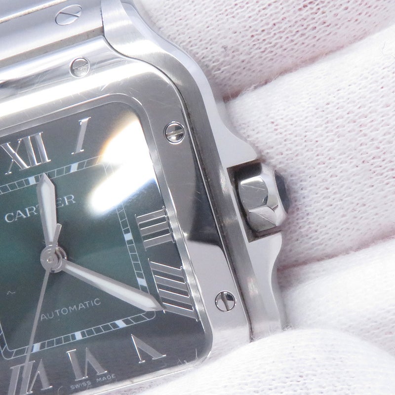カルティエ サントス ドゥ カルティエ WSSA0061 Cartier 腕時計 グリーン文字盤