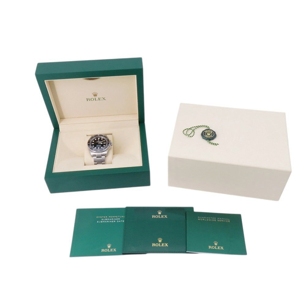 ロレックス サブマリーナ ノンデイト ランダムシリアル ルーレット 124060 ROLEX 腕時計 ウォッチ 黒文字盤 ロレックス サブマリーナ ノンデイト ランダムシリアル ルーレット