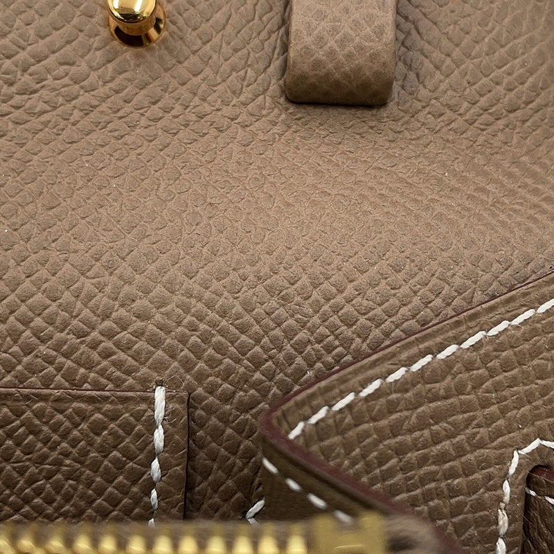 エルメス 長財布 ケリーウォレット ロング トゥーゴー エトゥープ/ゴールド金具 エプソン Y刻印 HERMES