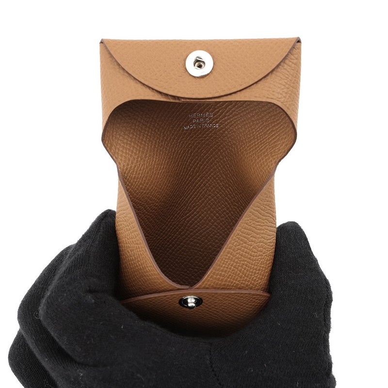 エルメス コインケース バスティア ゴールド エプソン W刻印 HERMES 小銭入れ 財布