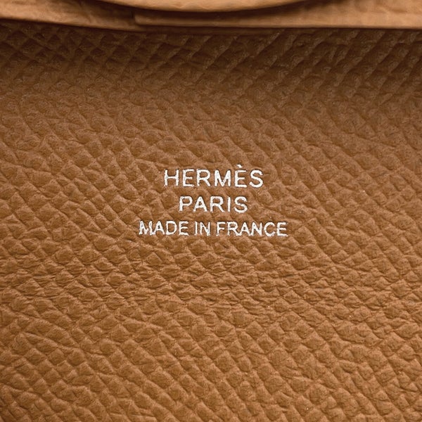 エルメス コインケース バスティア ゴールド エプソン W刻印 HERMES 小銭入れ 財布