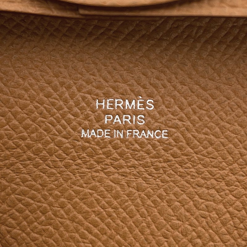 エルメス コインケース バスティア ゴールド エプソン W刻印 HERMES 小銭入れ 財布