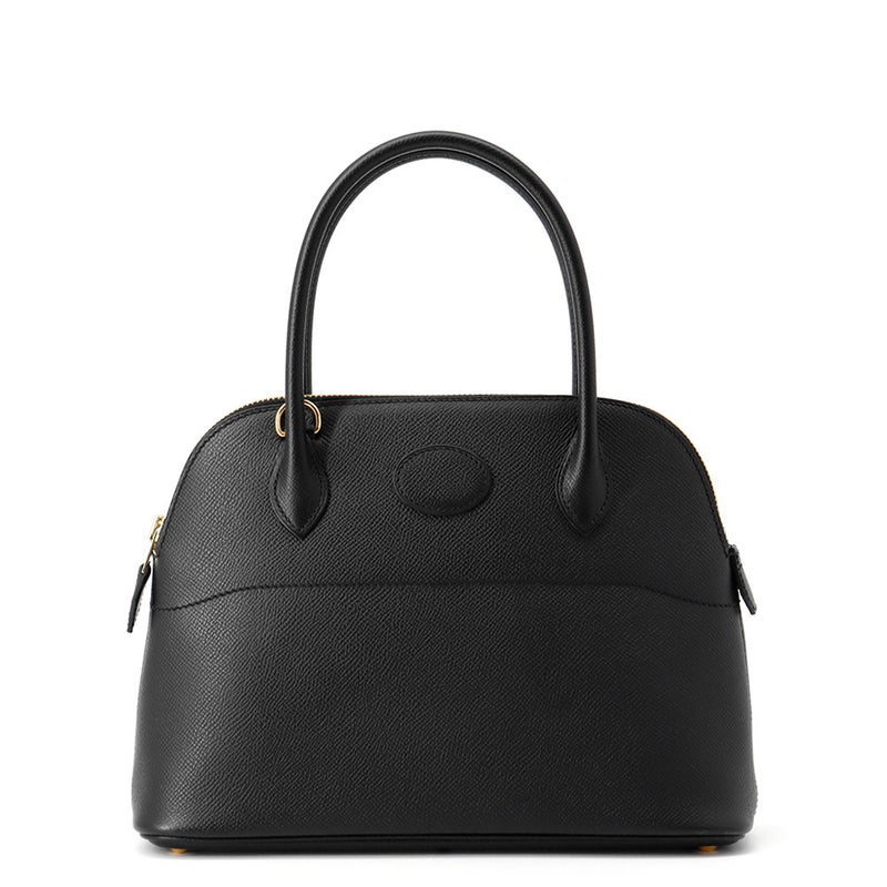 エルメス ハンドバッグ ボリード27 ブラック/ゴールド金具 エプソン C刻印 ２wayショルダー 黒