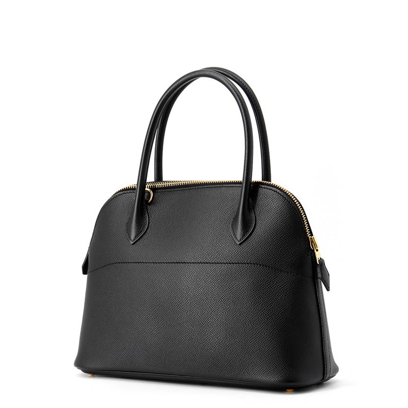 エルメス ハンドバッグ ボリード27 ブラック/ゴールド金具 エプソン C刻印 ２wayショルダー 黒