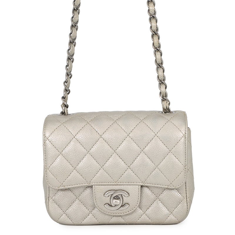 シャネル チェーンショルダーバッグ ミニマトラッセ ココマーク キャビアスキン A35200 CHANEL