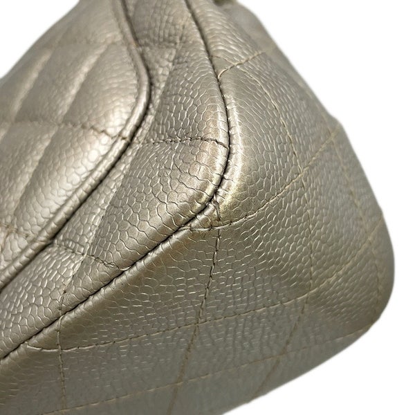 シャネル チェーンショルダーバッグ ミニマトラッセ ココマーク キャビアスキン A35200 CHANEL