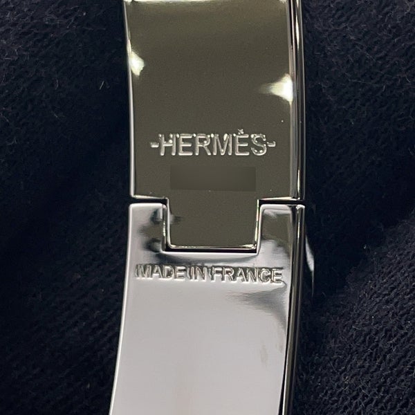 エルメス ブレスレット クリック H クリッククラックPM ホワイト/シルバー金具 HERMES アクセサリー 白