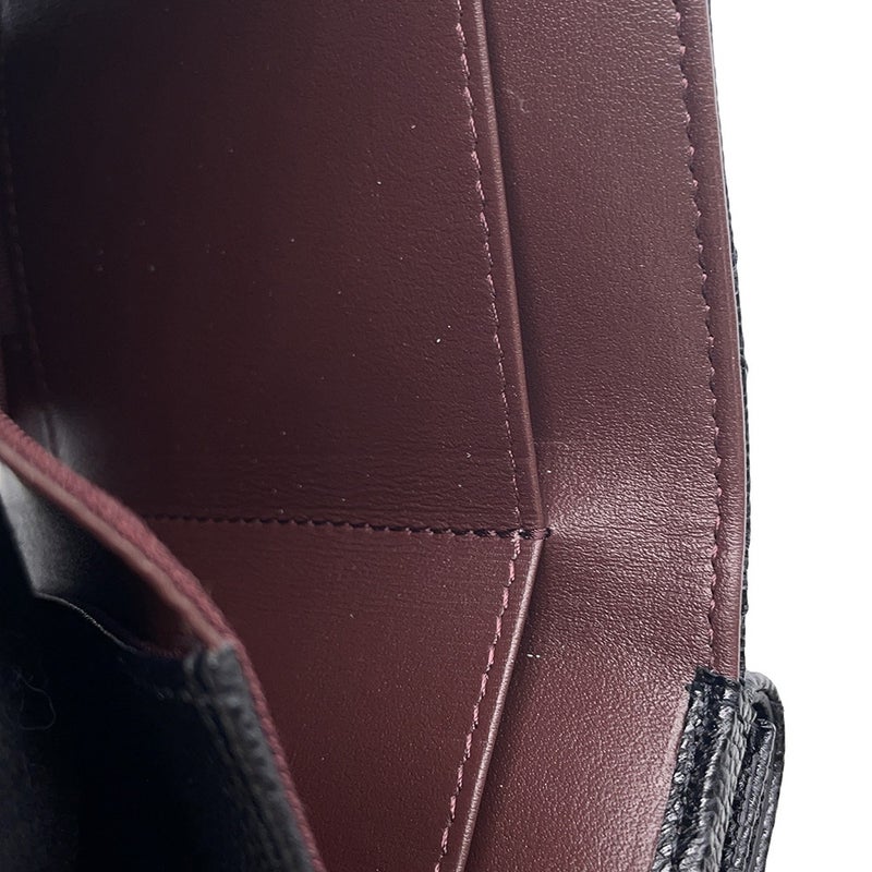 シャネル 三つ折り財布 マトラッセ ココマーク クラシック スモール フラップ ウォレット キャビアスキン AP0230 CHANEL 財布 黒