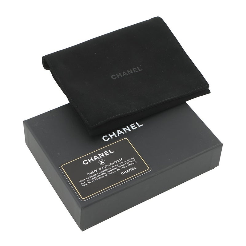 シャネル 三つ折り財布 マトラッセ ココマーク クラシック スモール フラップ ウォレット キャビアスキン AP0230 CHANEL 財布 黒