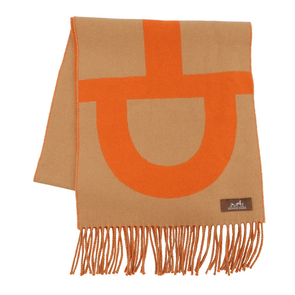 エルメス マフラー グラン・モール カシミヤ HERMES カシミヤ 2023秋冬