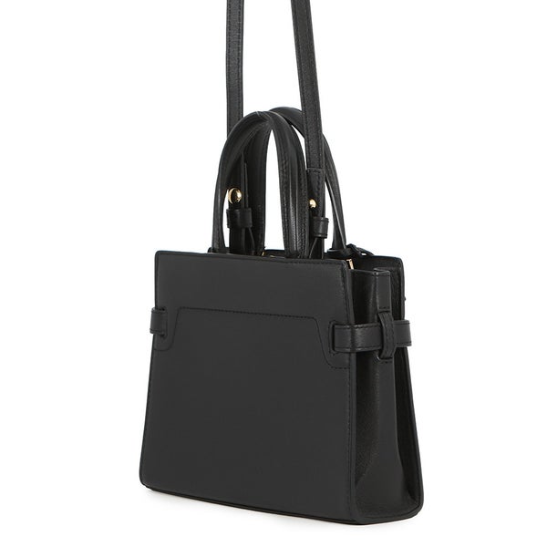 デルヴォ― ハンドバッグ タンペート クラッシュ スモール カーフレザー AA0646BQS099ZDO Delvaux 2way 黒 デルボー